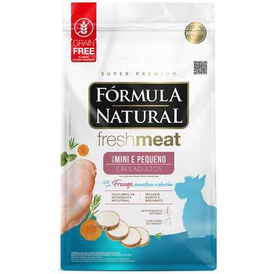 Fórmula Natural Fresh Meat Cães Adultos Raças Mini e Pequena
