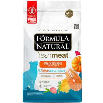 Fórmula Natural Fresh Meat Salmão para Gatos Castrados