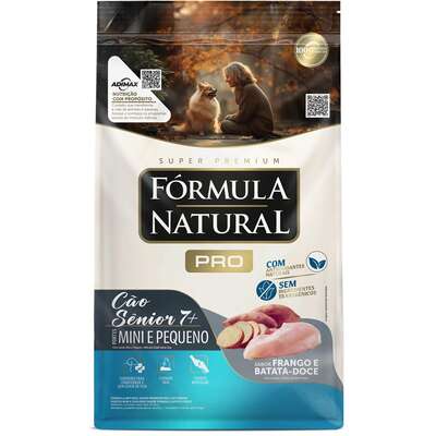 Fórmula Natural Pró Sênior Frango e Arroz Integral para Cães Idosos de Porte Mini e Pequeno