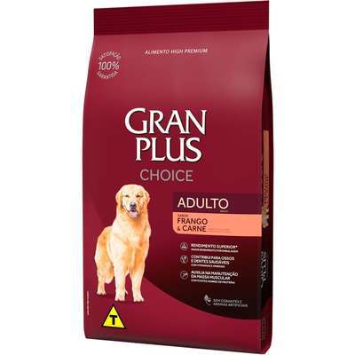 GranPlus Choice Frango e Carne para Cães Adultos