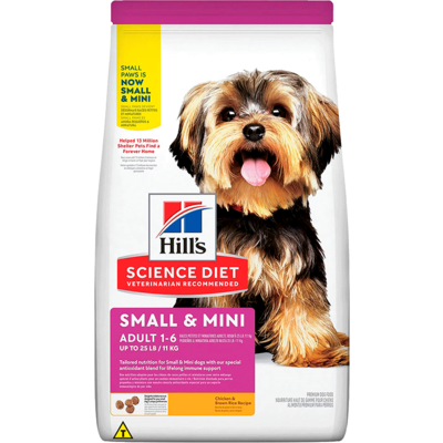 Hill's Science Diet para Cães Adultos Raças Minis e Pequenas