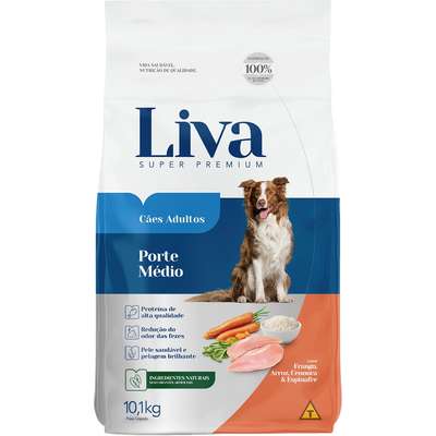 Liva para Cães Adultos de Raças Médias