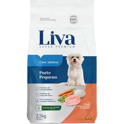Liva Super Premium para Cães Adultos de Raças Pequenas