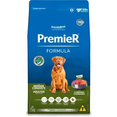 Premier Formula Carne de Cordeiro para Cães Adultos de Raças Grandes e Gigantes