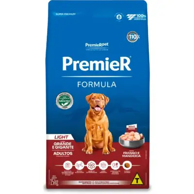 Premier Formula Raças Grandes Adultos Light