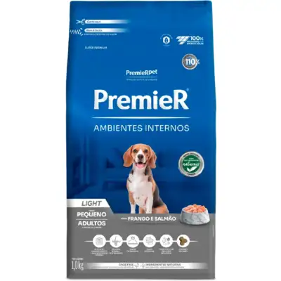 Premier Pet Ambientes Internos Cães Adultos Light