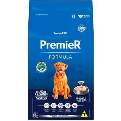 Premier Pet Formula Cães Adultos Raças Grandes e Gigantes Frango
