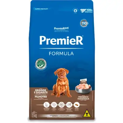 Premier Pet Formula Cães Filhotes Raças Grandes e Gigantes Frango