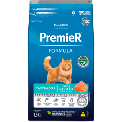 Premier Pet Formula para Gatos Castrados sabor Salmão