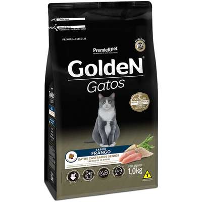 PremieR Pet Golden Gatos Castrados Sênior Frango
